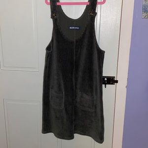 blue spice corduroy dress Amanda Cord Short Dress-Midnight Teal main image 0